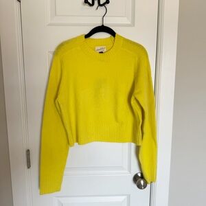 Women’s Bright Yellow Crewneck Sweater